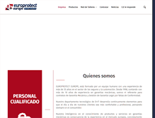 Tablet Screenshot of europrotect-eu.com
